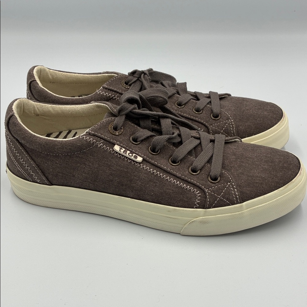 Taos Footwear Plim Soul Canvas Lace-Up Sneakers women’s size 8.5